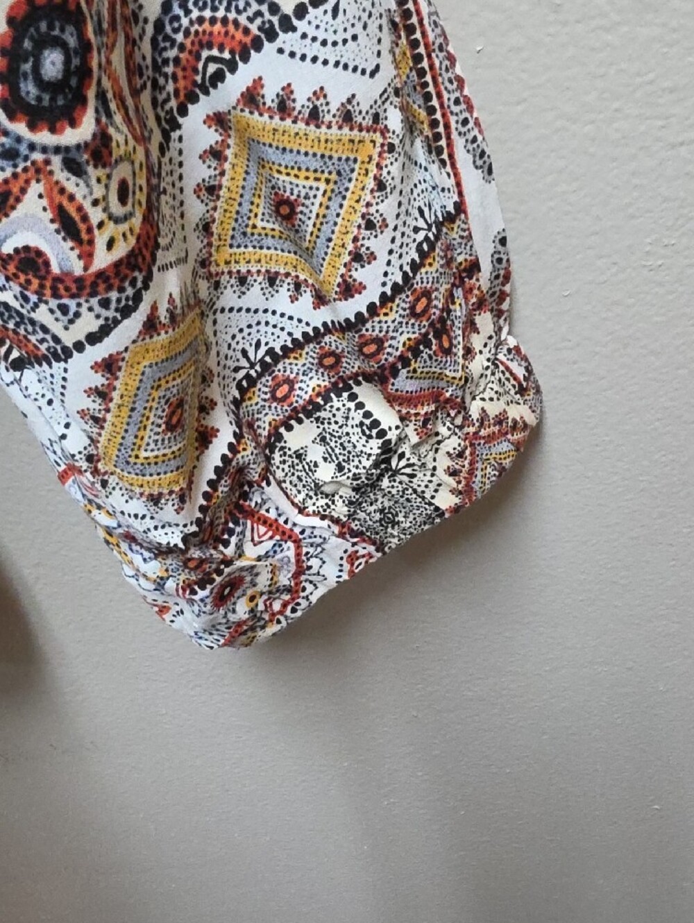 BCBGeneration White Multi-Print Drawstring Track Pants - Picture 8 of 8